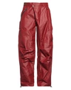 Andersson Bell Man Pants Brick Red Size 36 Nylon