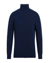 Jeordie's Man Turtleneck Blue Size Xl Merino Wool, Polyamide, Elastane