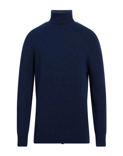 Jeordie's Man Turtleneck Blue Size Xl Merino Wool, Polyamide, Elastane In Blue