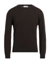 Bellwood Man Sweater Dark Brown Size 44 Cashmere In Purple