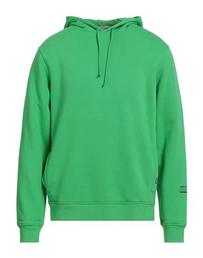 Daniele Alessandrini Homme Man Sweatshirt Green Size L Cotton, Polyester
