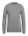 North Pole Man Sweater Grey Size S Viscose, Merino Wool, Polyamide, Cashmere