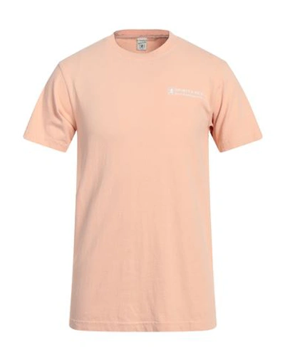 Sporty And Rich Sporty & Rich Man T-shirt Salmon Pink Size S Cotton