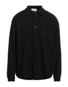 American Vintage Man Shirt Midnight Blue Size M/l Wool, Polyamide, Polyester