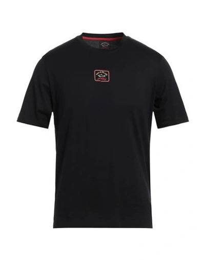Paul & Shark Man T-shirt Black Size S Cotton