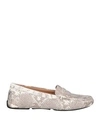 Boemos Woman Loafers Beige Size 11 Soft Leather In Beige