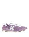 Tory Burch Woman Sneakers Light Purple Size 11 Soft Leather