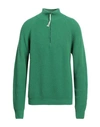 Lucques Man Turtleneck Green Size 40 Wool, Cashmere