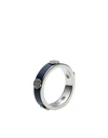 TORY BURCH TORY BURCH WOMAN RING NAVY BLUE SIZE 8 METAL