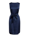Camicettasnob Woman Midi Dress Navy Blue Size 4 Viscose, Elastane