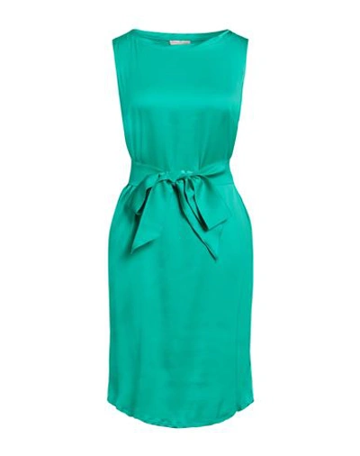 Camicettasnob Woman Midi Dress Emerald Green Size 10 Viscose, Elastane