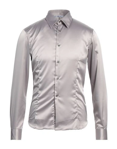 L.b.k. L. B.k. Man Shirt Grey Size L Polyester, Elastane