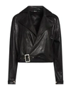 Siste's Woman Jacket Black Size S Polyester, Elastane