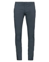 Dondup Man Pants Navy Blue Size 30 Cotton, Polyamide, Elastane