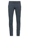 Dondup Gaubert Cotton Chino Trousers In Navy Blue