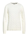 Markup Man Sweater White Size Xl Acrylic, Nylon In White