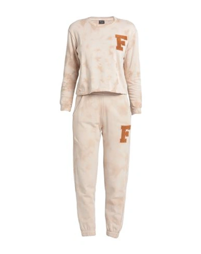 Freddy Woman Tracksuit Sand Size L Cotton In Beige