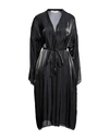 Jucca Woman Overcoat Black Size 6 Polyester