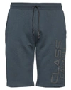 Cavalli Class Man Shorts & Bermuda Shorts Midnight Blue Size M Cotton