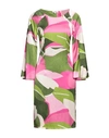 Camicettasnob Woman Mini Dress Green Size 8 Viscose, Elastane