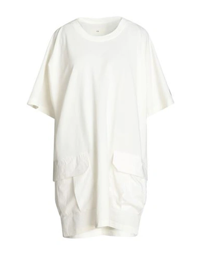 Y-3 Woman T-shirt White Size Xl Cotton