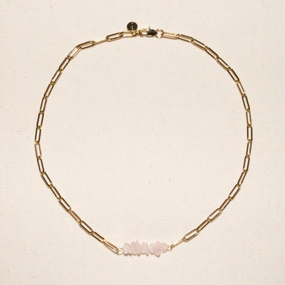 Joey Baby Sandrine Necklace In Light/pastel Pink