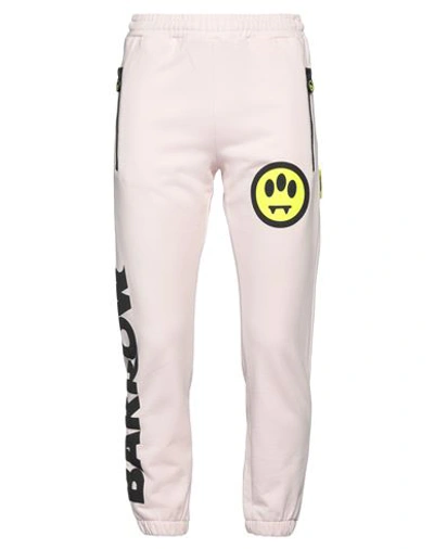 Barrow Man Pants Light Pink Size L Cotton In Pink