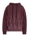 Vision Of Super Man Sweatshirt Garnet Size Xl Cotton In Red