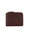 La Martina Man Coin Purse Dark Brown Size - Soft Leather