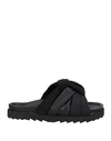 Inuikii Woman Sandals Black Size 11 Textile Fibers In Black