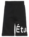 ETUDES STUDIO ÉTUDES MAN SHORTS & BERMUDA SHORTS BLACK SIZE XL ORGANIC COTTON