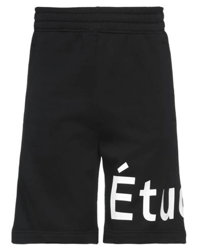 ETUDES STUDIO ÉTUDES MAN SHORTS & BERMUDA SHORTS BLACK SIZE XL ORGANIC COTTON