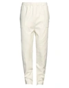 A-cold-wall* Man Pants Ivory Size L Cotton, Elastane In White