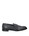 Doucal's Man Loafers Midnight Blue Size 13 Calfskin