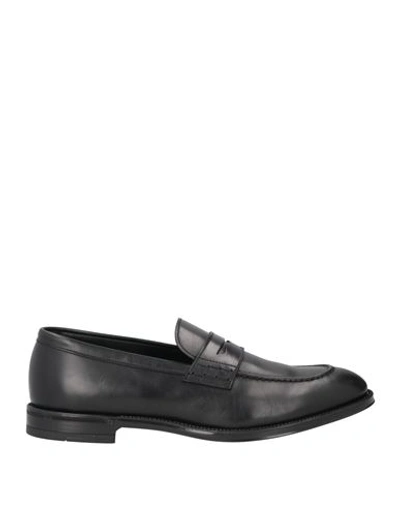 Doucal's Man Loafers Black Size 9 Calfskin