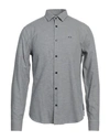Armani Exchange Man Shirt Midnight Blue Size M Cotton