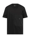 Nemen Man T-shirt Black Size M Cotton, Nylon