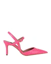 Islo Isabella Lorusso Woman Pumps Fuchsia Size 10 Textile Fibers In Pink