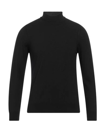 +39 Masq Man Turtleneck Black Size 46 Merino Wool