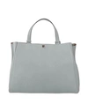 Valextra Woman Handbag Light Blue Size - Calfskin
