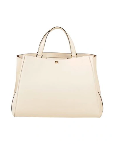 Valextra Woman Handbag Off White Size - Calfskin