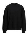 Customize Man Sweatshirt Black Size M Cotton, Polyester