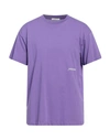 Hinnominate Man T-shirt Deep Purple Size L Cotton