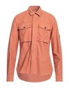 C.p. Company C. P. Company Man Shirt Salmon Pink Size S Cotton, Elastane