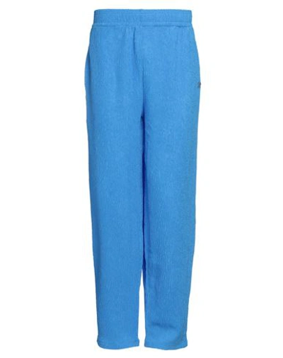 Gmbh Man Pants Azure Size L Polyamide, Elastane In Blue