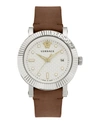 VERSACE V-CLASSIC LEATHER WATCH