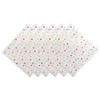 Dii Multi Polka Dots Print Napkin (set Of 6)