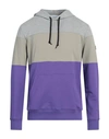 Shoe® Shoe Man Sweatshirt Purple Size Xxl Cotton, Polyester, Elastane In Purple