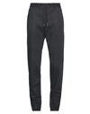 Tagliatore Man Pants Black Size 38 Cotton, Elastane In Black