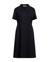 Liviana Conti Woman Midi Dress Midnight Blue Size 8 Viscose, Polyamide, Elastane
